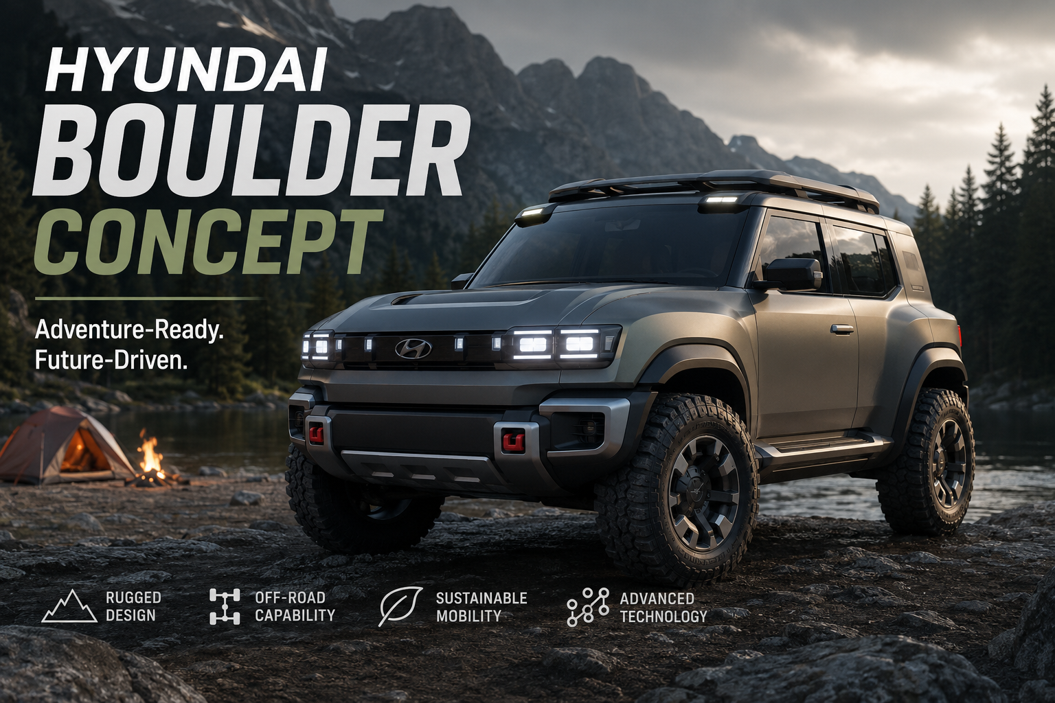 Hyundai Boulder Concept Explained: What Is Real, What Is Speculation, and Why It Matters