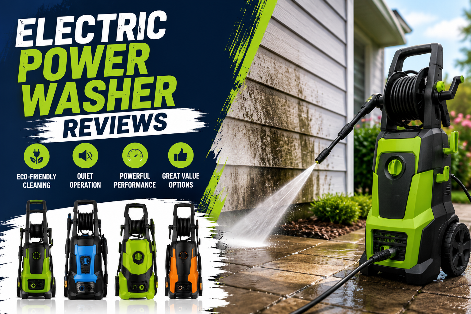 Electric Power Washer Reviews: Best Models for Cars, Patios, and Home Cleaning