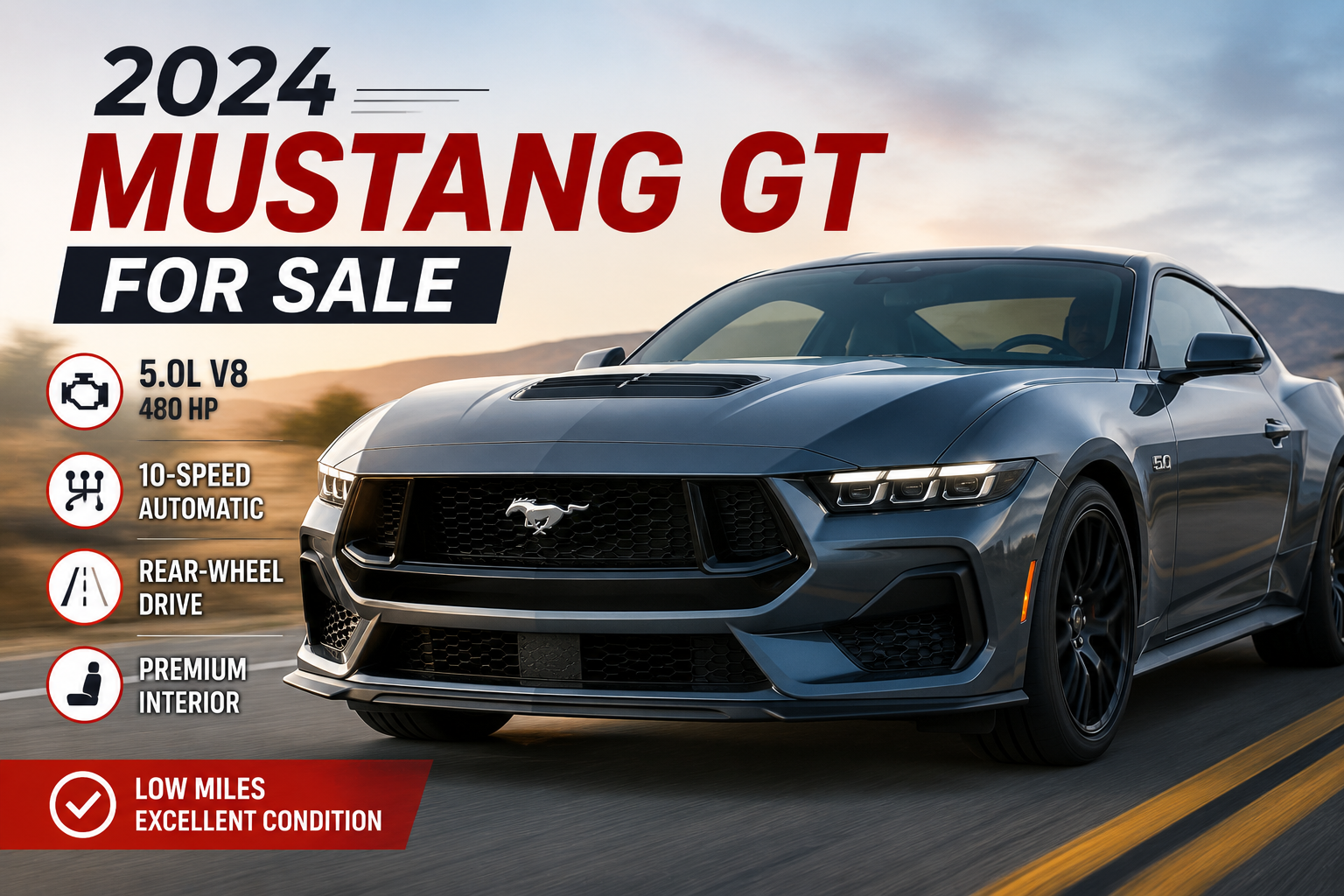 2024 mustang gt for sale