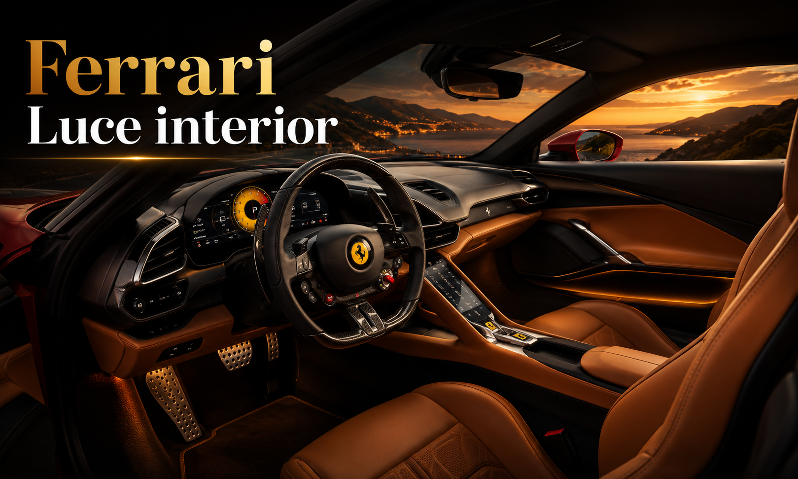 Ferrari Luce Interior: A Human-Centered Cabin for Ferrari’s Electric Era